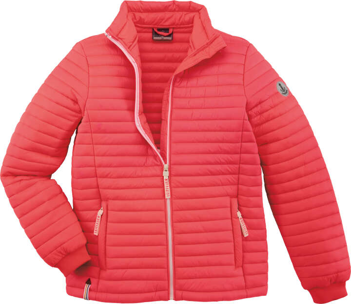 Leitfeuer Damen Steppjacke koralle